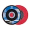 Pferd 4-1/2" x 7/8" A.H. POLIFAN Flap Disc - CO-COOL SG STEELOX, Ceramic oxide, 40 Grit, Flat 62597 - alternate 1